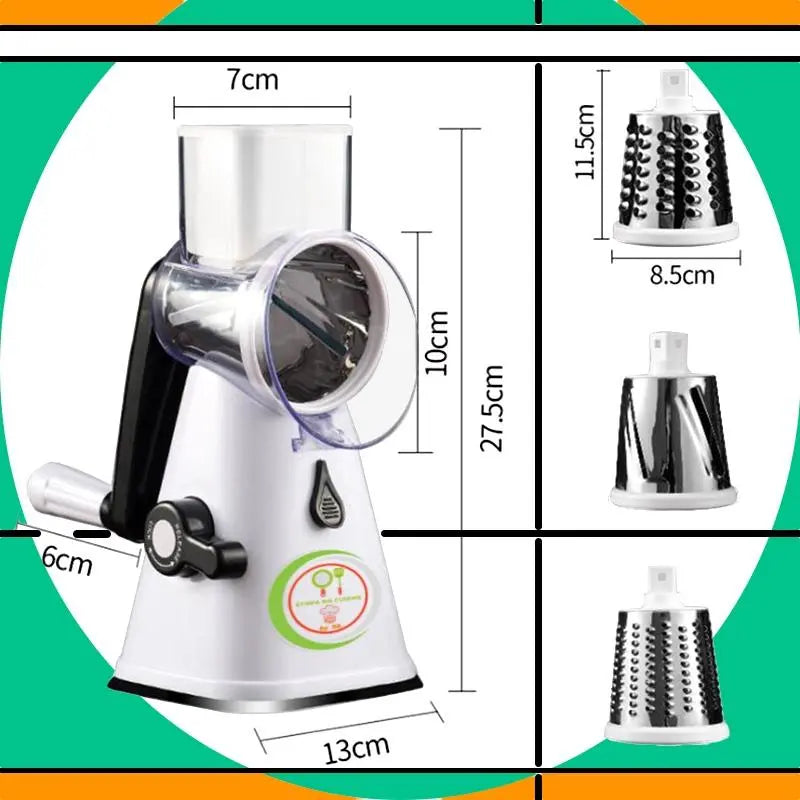 Magic Vegan Rotate Peeler™ tout en un, une râpe de rêve ! sympamacuisine