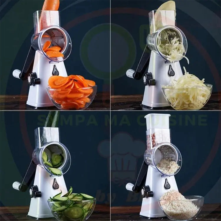 Magic Vegan Rotate Peeler™ tout en un, une râpe de rêve ! sympamacuisine