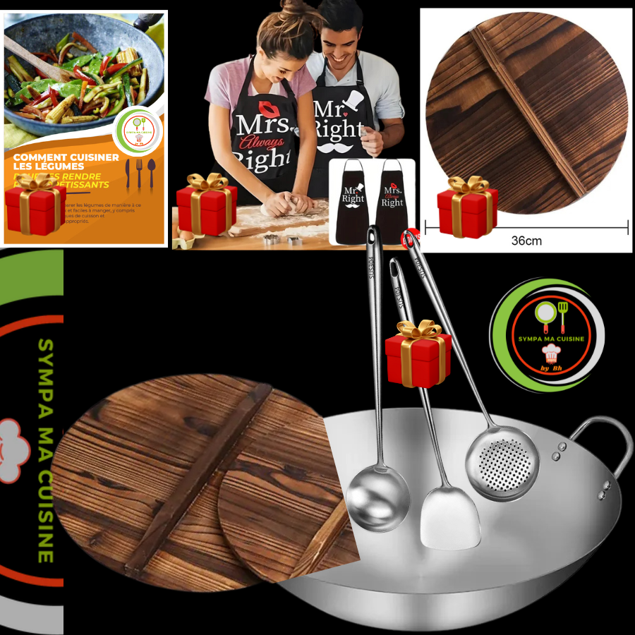 WokMaster Elite™ - Le Wok Traditionnel Authentique sympamacuisine