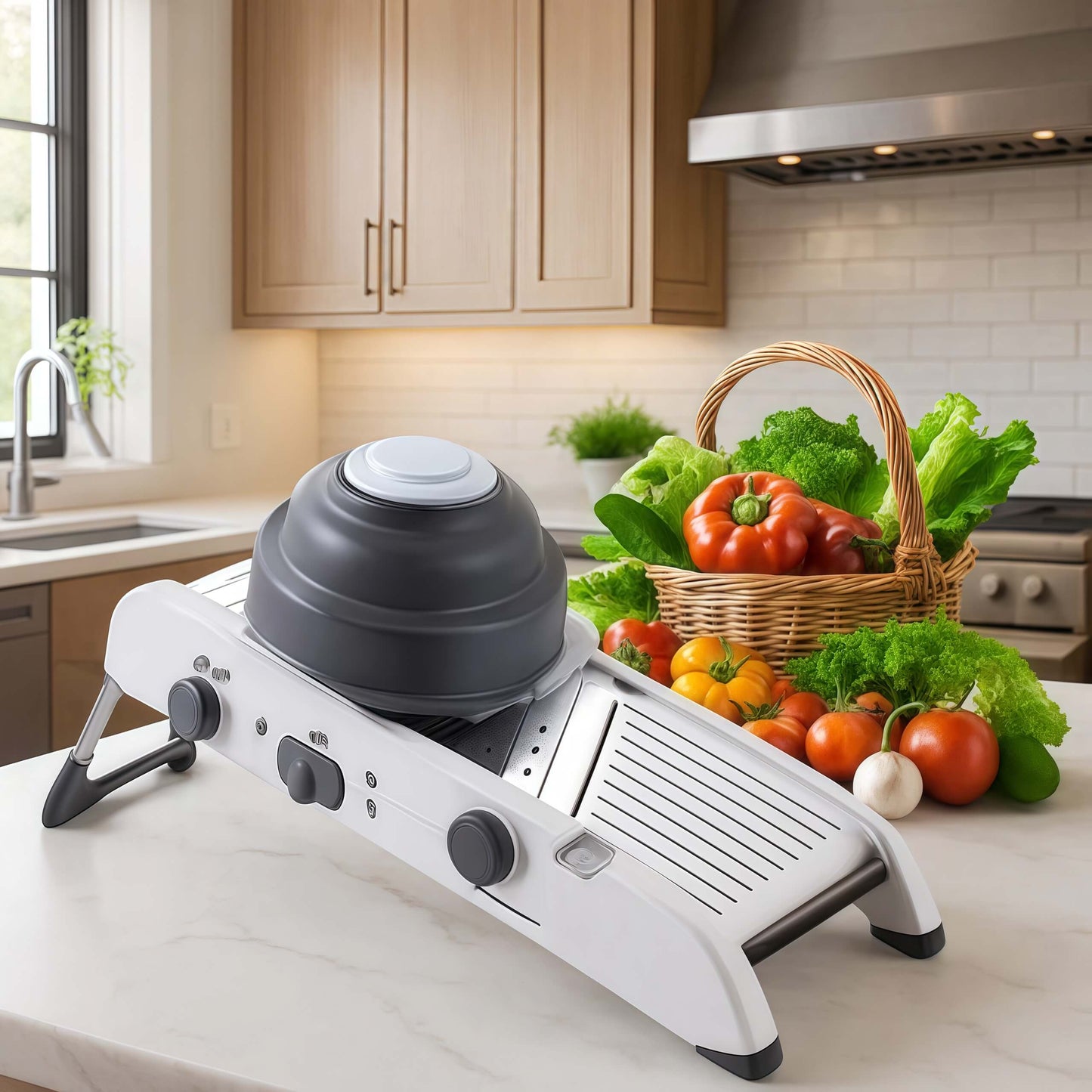 mandoline cuisine ZenSliceUltra pas encombrante