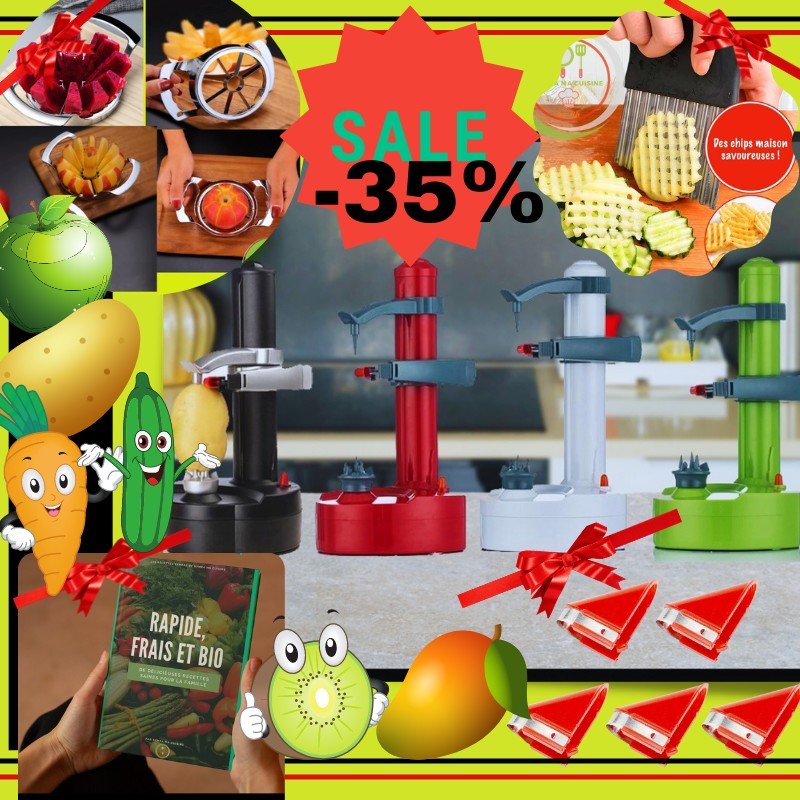 EaSy peAsy PeeleR™ : l'éplucheur automatique qui révolutionne votre quotidien. sympamacuisine