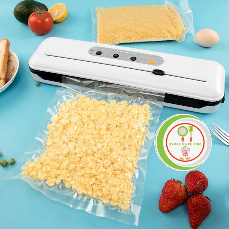 Le Vacuum Sealer™ Votre allié parfait pour une conservation optimale de tous vos aliments, pour une conservation sous vide pour de la viande, poissons et infusions en grande quantité.| Cuisine sympamacuisine