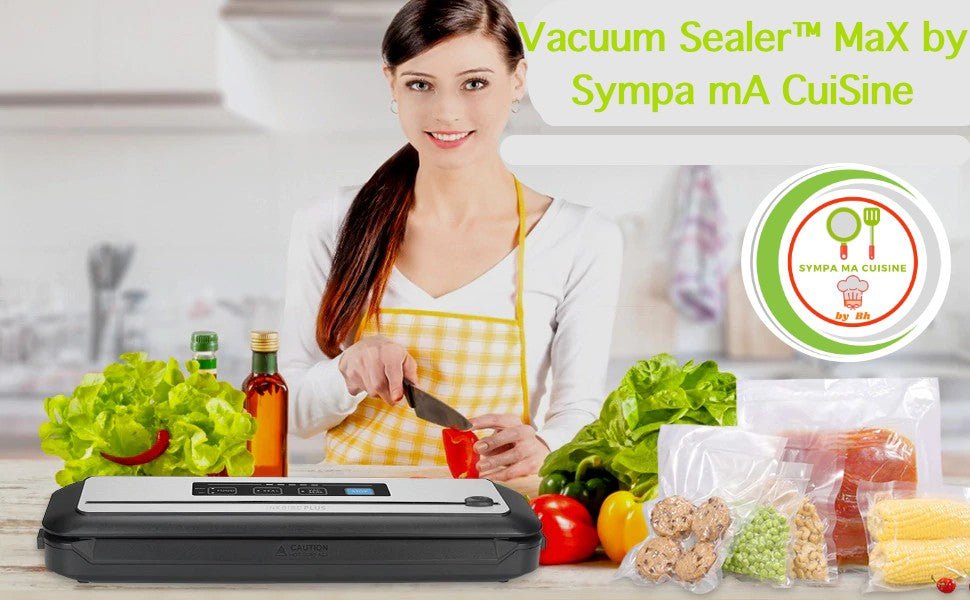 Le Vacuum Sealer™ Votre allié parfait pour une conservation optimale de tous vos aliments, pour une conservation sous vide pour de la viande, poissons et infusions en grande quantité.| Cuisine sympamacuisine