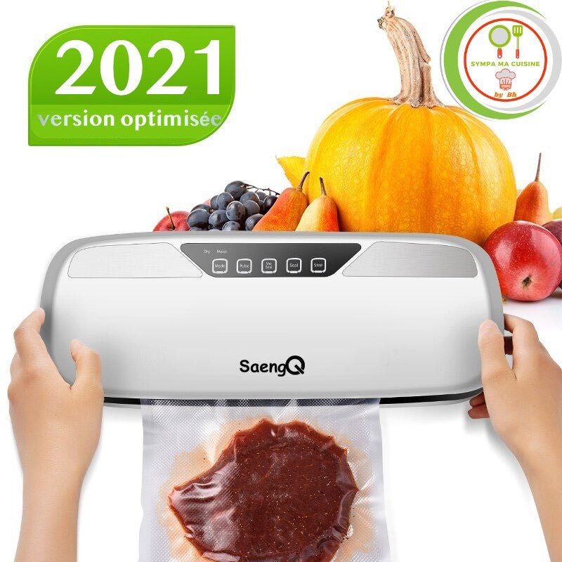 Le Vacuum Sealer™ Votre allié parfait pour une conservation optimale de tous vos aliments, pour une conservation sous vide pour de la viande, poissons et infusions en grande quantité.| Cuisine sympamacuisine