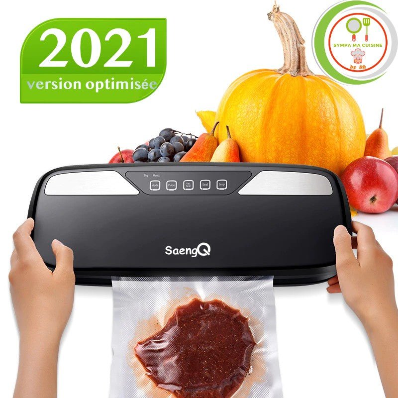 Le Vacuum Sealer™ Votre allié parfait pour une conservation optimale de tous vos aliments, pour une conservation sous vide pour de la viande, poissons et infusions en grande quantité.| Cuisine sympamacuisine
