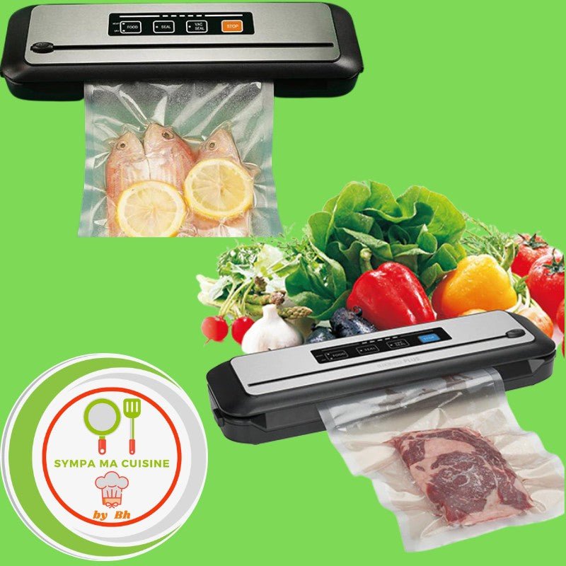 Le Vacuum Sealer™ Votre allié parfait pour une conservation optimale de tous vos aliments, pour une conservation sous vide pour de la viande, poissons et infusions en grande quantité.| Cuisine sympamacuisine