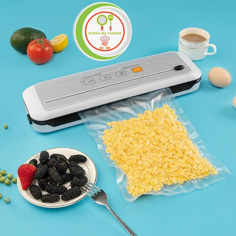 Le Vacuum Sealer™ Votre allié parfait pour une conservation optimale de tous vos aliments, pour une conservation sous vide pour de la viande, poissons et infusions en grande quantité.| Cuisine sympamacuisine
