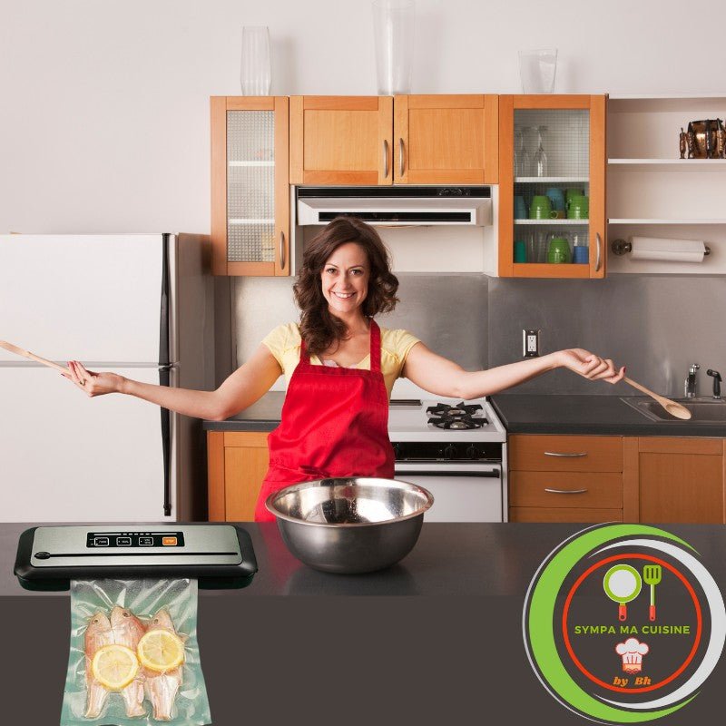 Le Vacuum Sealer™ Votre allié parfait pour une conservation optimale de tous vos aliments, pour une conservation sous vide pour de la viande, poissons et infusions en grande quantité.| Cuisine sympamacuisine