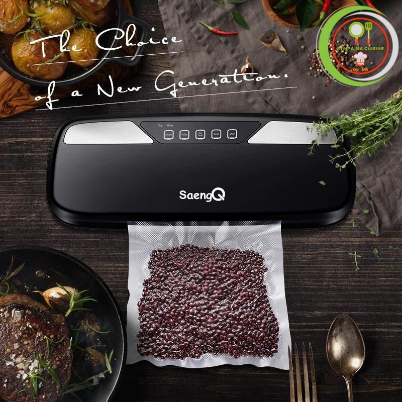 Le Vacuum Sealer™ Votre allié parfait pour une conservation optimale de tous vos aliments, pour une conservation sous vide pour de la viande, poissons et infusions en grande quantité.| Cuisine sympamacuisine