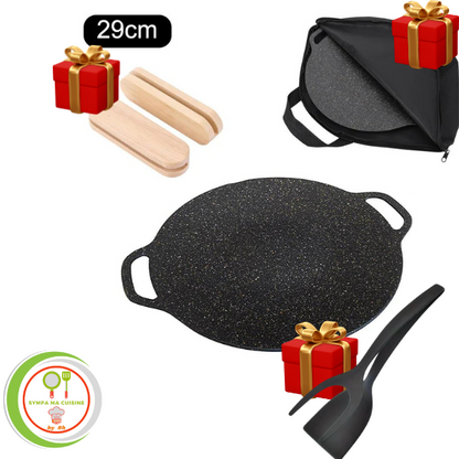 CoreAn-POELE™️ : La révolution culinaire coréenne à votre table - Plaque BBQ pour feux gaz et électriques sympamacuisine
