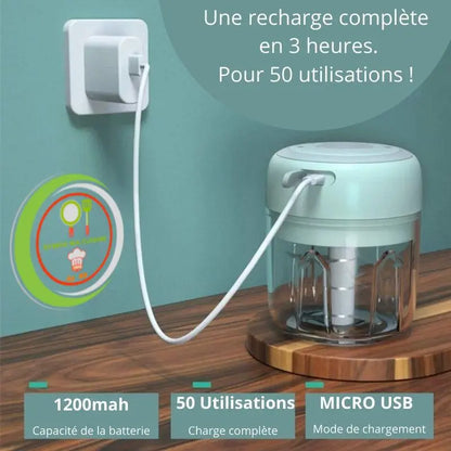 Instant-Hache™, un hachoir électrique puissant et ergonomique. sympamacuisine