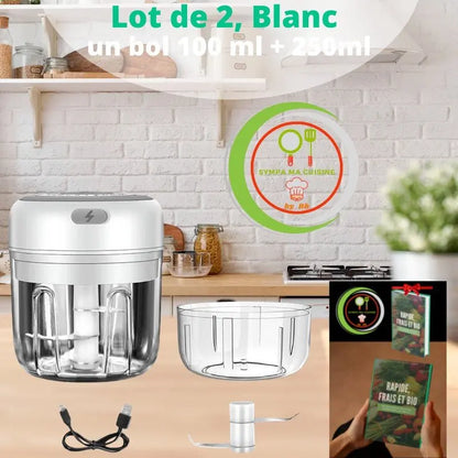 Instant-Hache™, un hachoir électrique puissant et ergonomique. sympamacuisine