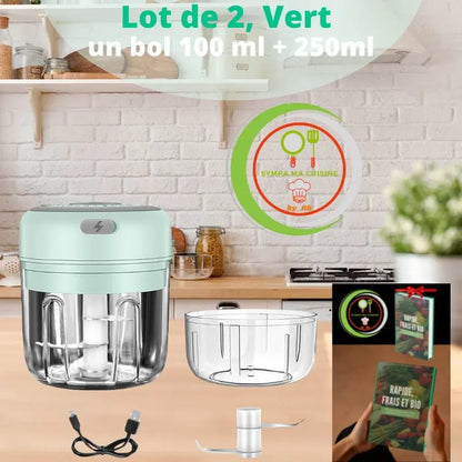 Instant-Hache™, un hachoir électrique puissant et ergonomique. sympamacuisine