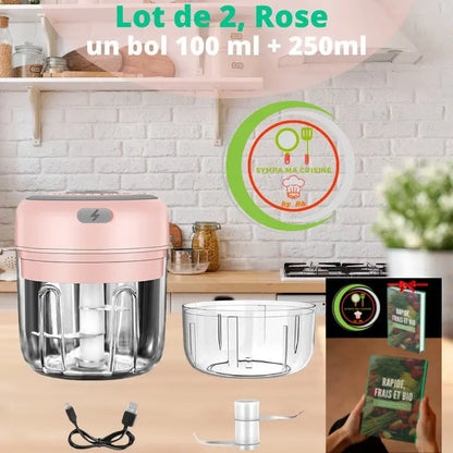 Instant-Hache™, un hachoir électrique puissant et ergonomique. sympamacuisine
