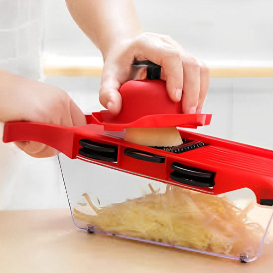Madoline Cuisine MasterMandoline V6 utilisation carre facile 