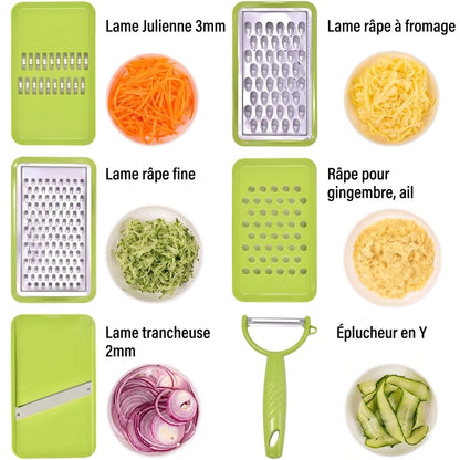 Madoline Cuisine MasterMandoline V6 5 lames eplucheur