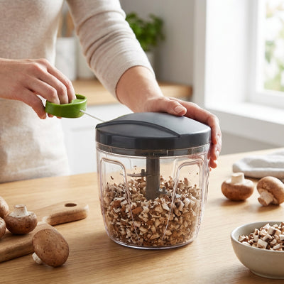 hachoir manuel lames acier inox hachage precis