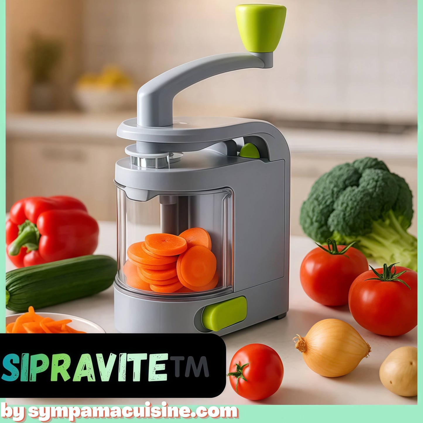 mandoline cuisine SpiRAViTe appreil compact efficace