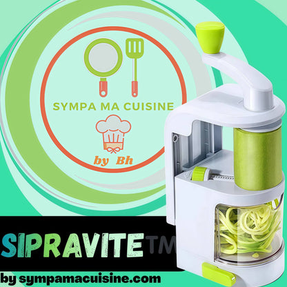mandoline cuisine SpiRAViTe presentation appareil