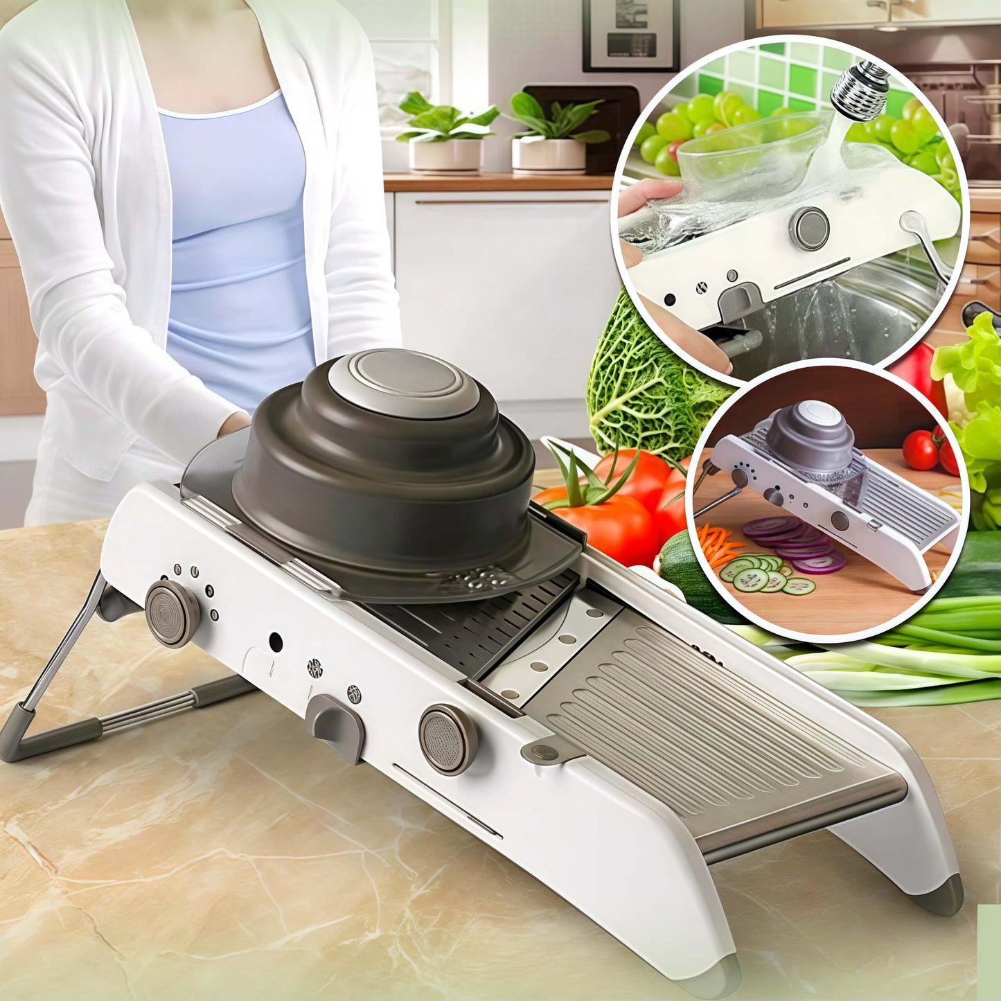 mandoline cuisine ZenSliceUltra efficace multiusage