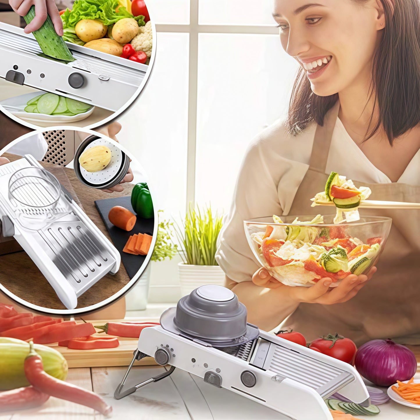 mandoline cuisine ZenSliceUltra multifonctionnel