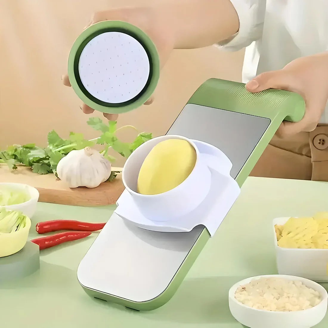 mandoline cuisine omnichef simple a utiliser