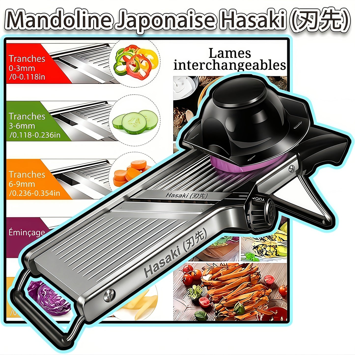 mandoline japonaise hasaki mandoline appreil qualitatif
