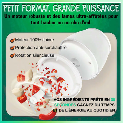mini hachoir NutriChop petit format grande puissance