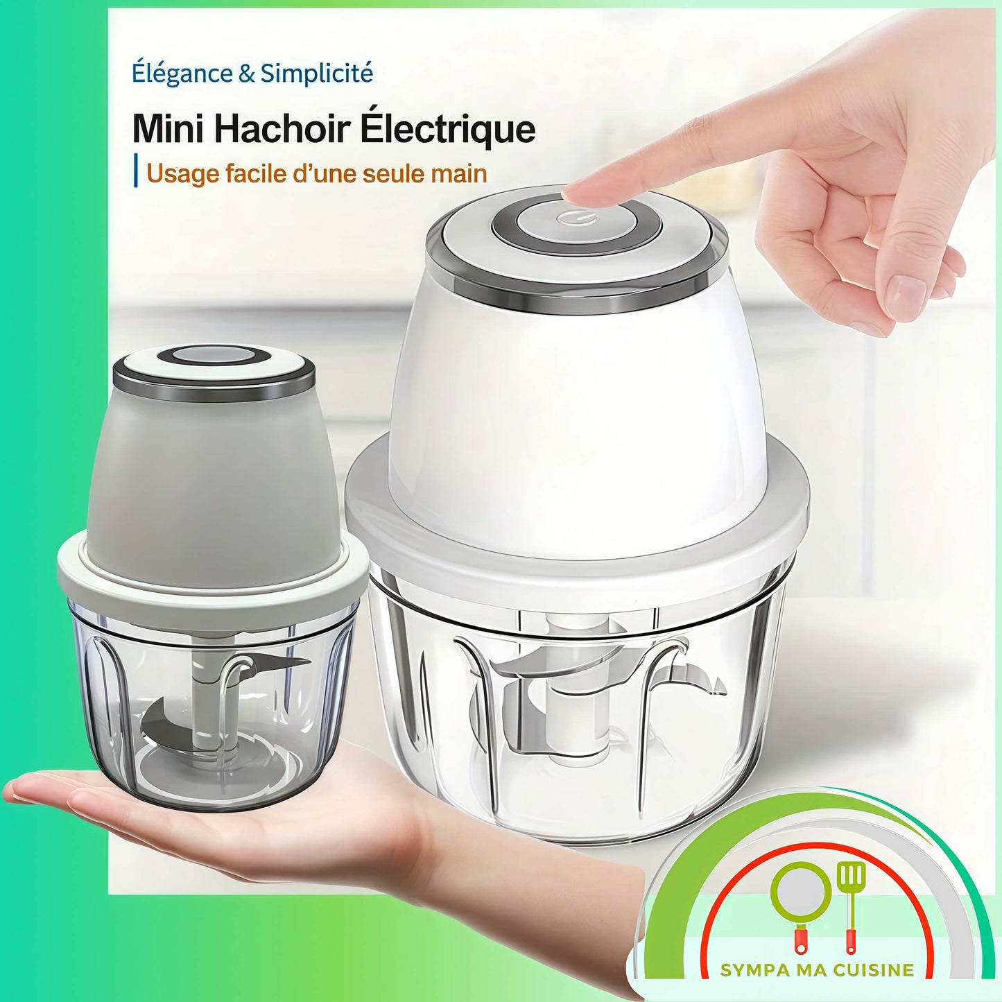 mini hachoir NutriChop usage facile