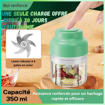 mini hachoir Onepress une seule charge 30 jours