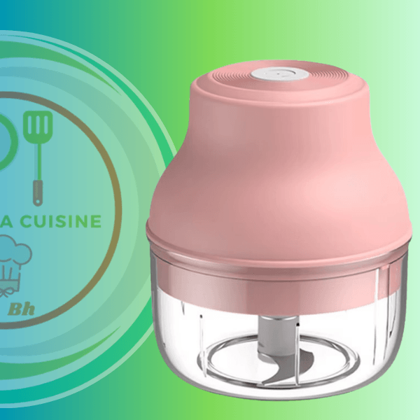 mini hachoir PixiChop rose pastel 150ml