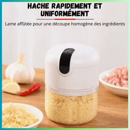 mini hachoir ail hache