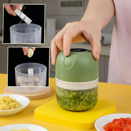 mini hachoir ail vert 