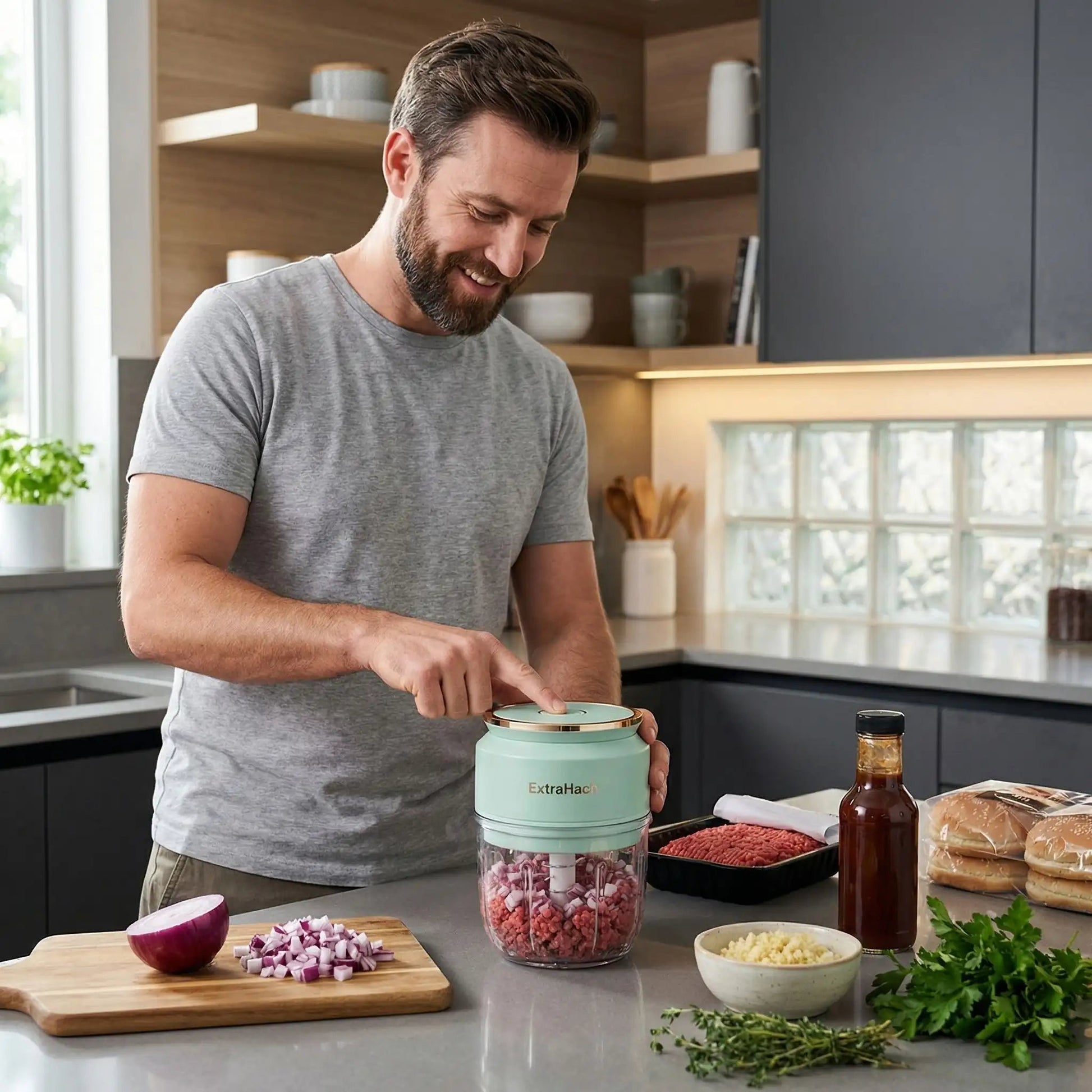 Mini hachoir Electrique | eXtrA-HaCh™️ sympamacuisine