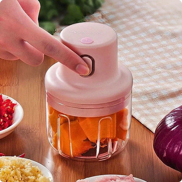 mini hachoir electrique nanocut express appui bouton