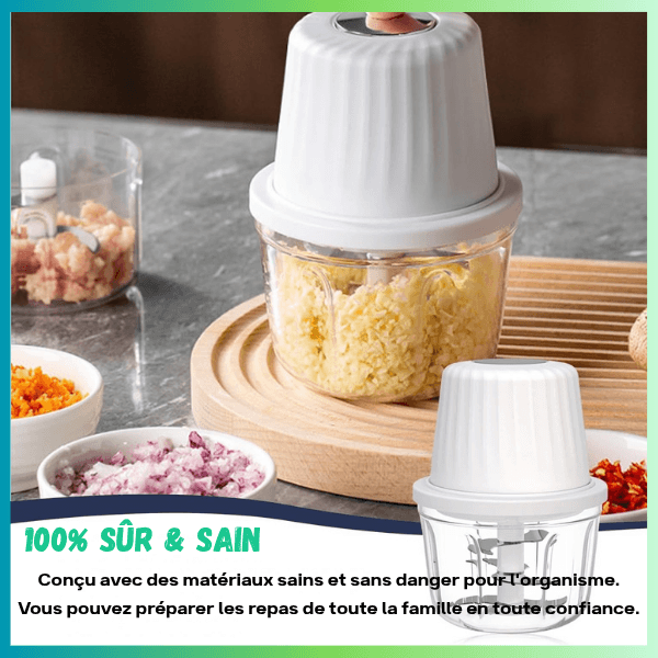 mini hachoir electrique sain sur