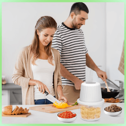 mini hachoir electrique simple dusage en famille