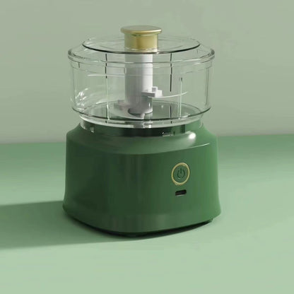 mini hachoir electrique vert sauge