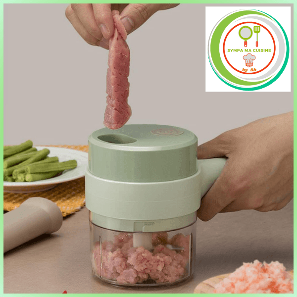 mini hachoir hachage viande instantanne