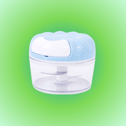 mini hachoir kitcut hachoir bleu ciel