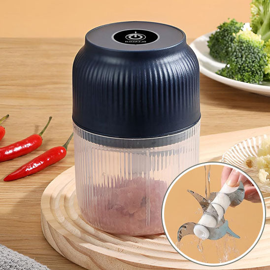 mini hachoir lames 4 couteauw