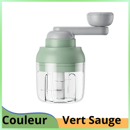 mini hachoir manibelle vert auge