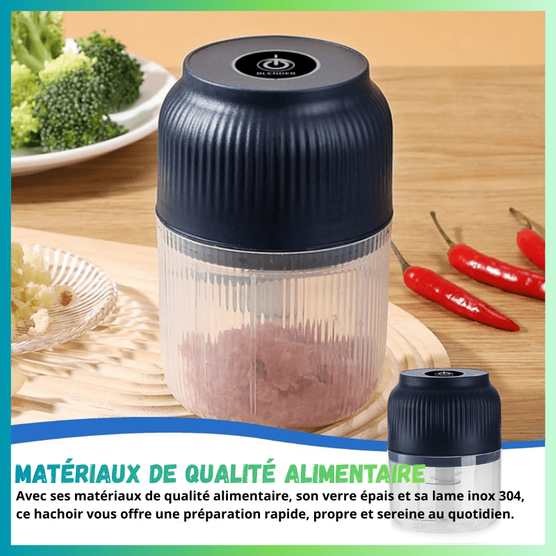 mini hachoir materiaux qualite alimentaire