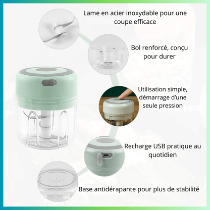 mini hachoir simplicite modernite compact