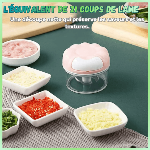 mini hachoir une decoupe nette precise