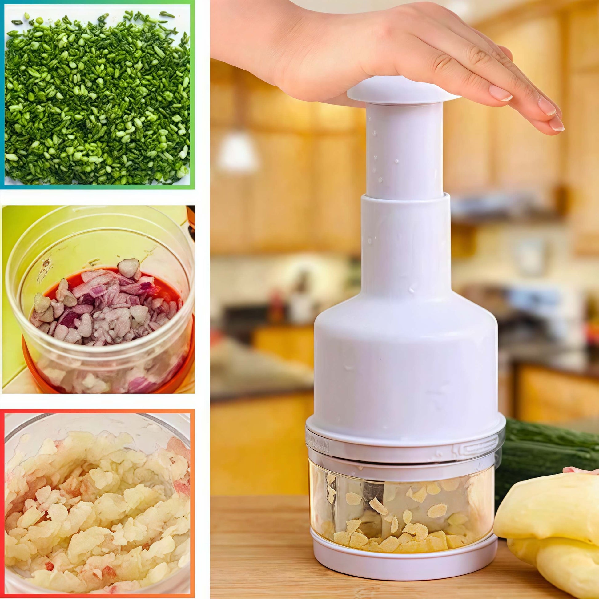 mini hachoir verti cut hachage divertifie ail persil oignon
