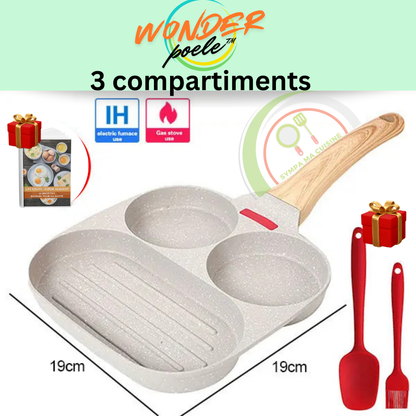 poele-3-compartiments-blanc