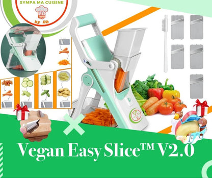 Vegan Easy Slice™, une trancheuse de qualité, la trancheuse à légumes efficace et innovante. - {{ sympamacuisine }}