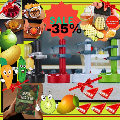 EaSy peAsy PeeleR™ : l'éplucheur automatique qui révolutionne votre quotidien. sympamacuisine