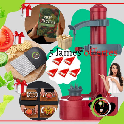 EaSy peAsy PeeleR™ : l'éplucheur automatique qui révolutionne votre quotidien. sympamacuisine